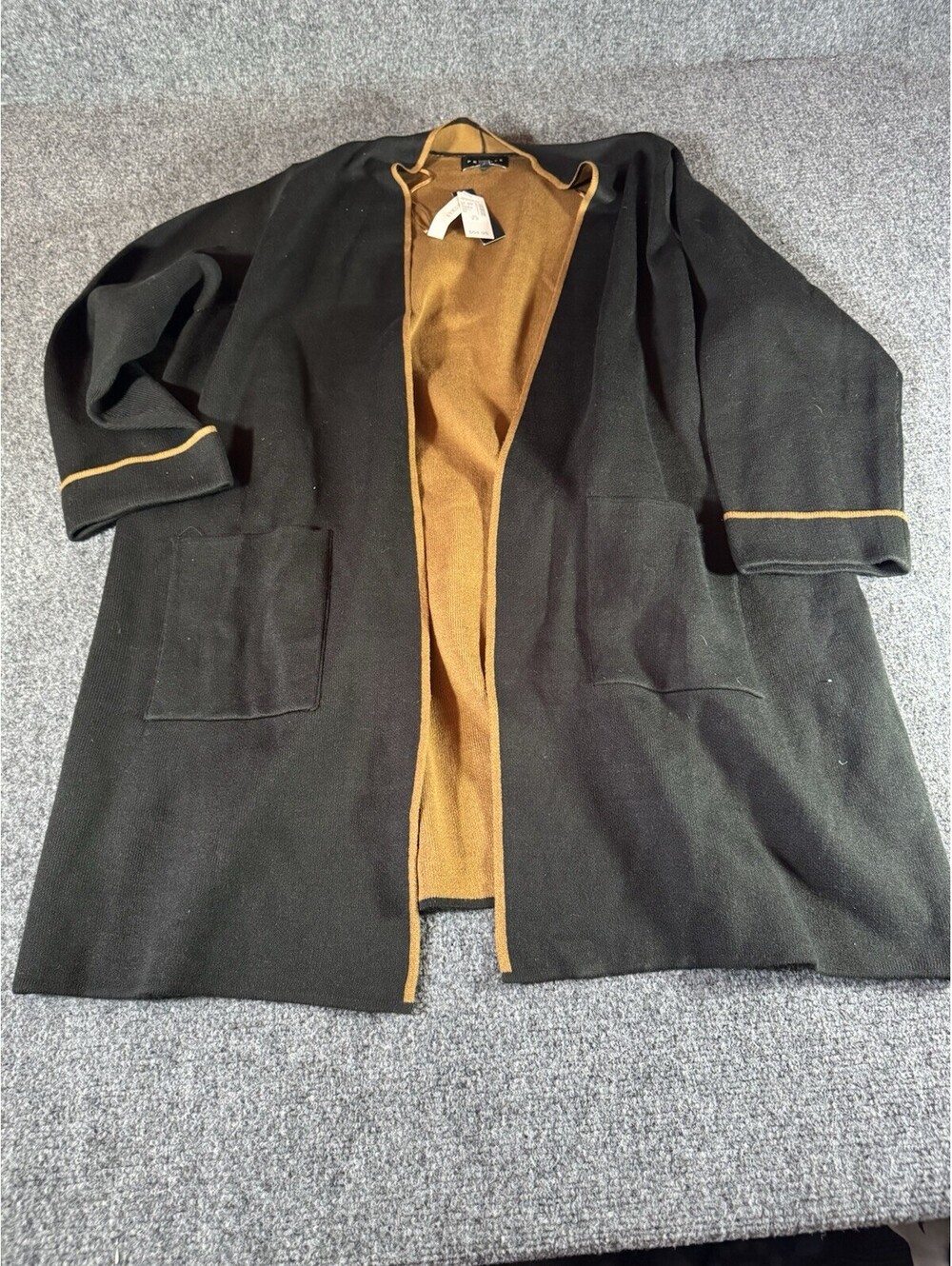NEW Premise Womens black cardigan 2x